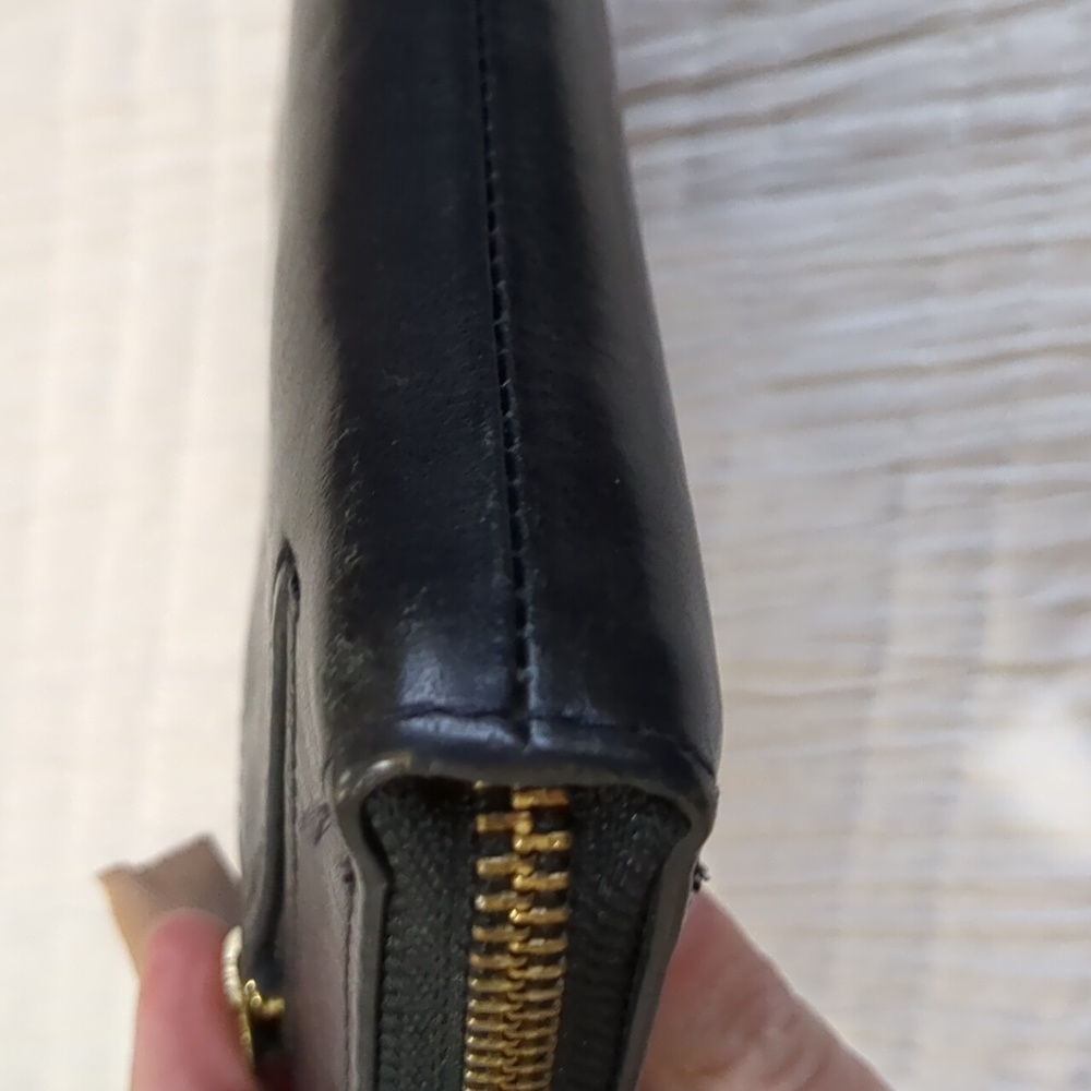 FOSSIL black Leather medium Wallet - Picture 9 of 13